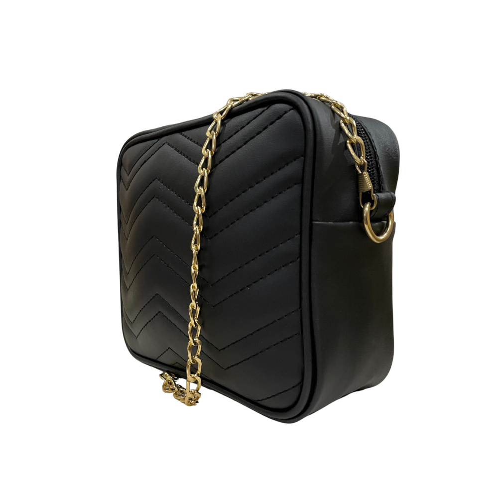 Adorned Noir Chic Cross body Bag (1)